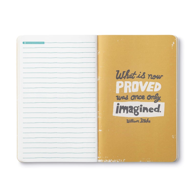 Compendium Softcover Journal - Remember, Ideas Become Things. â€“ A Write Now Journal with 128 Lined Pages, 5â€³W x 8â€³H - Image 3